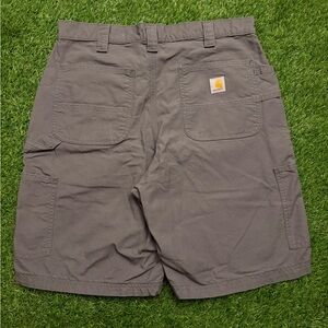 Mens Gray Carhartt chino shorts